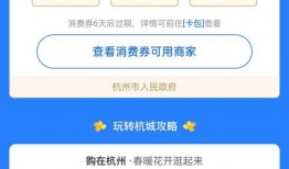 杭州消费券最新爆料